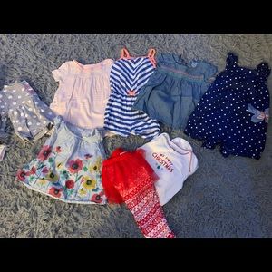 3-6 Month Baby Girls Outfit Lot
